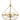 Framburg West Town 6 - Light Brushed Brass Dining Chandelier 5680 BR