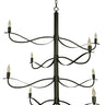 Framburg Telluride 8 - Light iron Foyer Chandelier 5728 IRON