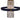 Framburg Iris 5 - Light Brush Brass Matte Black Flush Mount 5732 BR/MBLACK