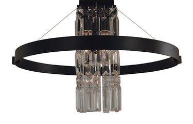 Framburg Iris 5 - Light Matte Black Flush Mount 5734 MBLACK