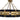 Framburg Eden 6 - Light Brush Brass Matte Black Flush Mount 5742 BR/MBLACK