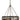 Framburg Eden 8 - Light Brush Nickel Matte Black Chandelier 5748 BN/MBLACK