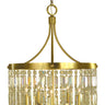Framburg Holly 6 - Light Brushed Brass Dining Chandelier 5755 BR