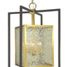 Framburg Avery 5 - Light Brushed Brass/Matte Black Dining Chandelier 5775 BR/MBLACK