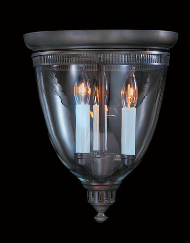 Framburg Jamestown 3 - Light Mahogany Bronze Flush Mount 6943 MB