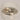 Satin nickel ceiling light featuring hand-blown glass with linen weave texture