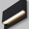 Modern black LED outdoor step light, 3000K, for safe stair lighting