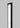 Blade 18" outdoor wall sconce by Visual Comfort Modern, black finish, close-up view.