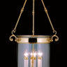 Framburg Jamestown 6 - Light Polished Brass Foyer Chandelier 7406 PB