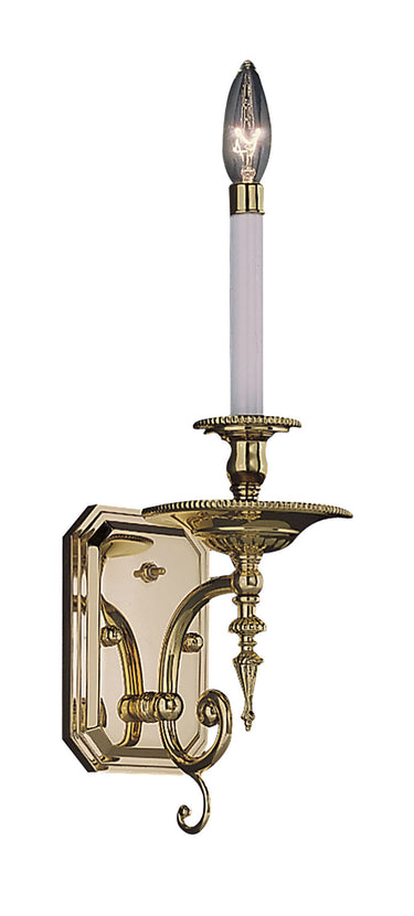 Framburg Kensington 1 - Light Polished Brass Wall Sconce 7661 PB