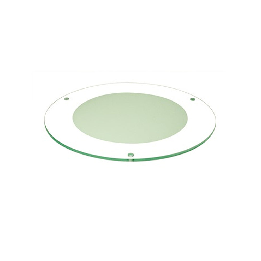 Nora Lighting 8" Tempered Clear Glass with Frosted Center