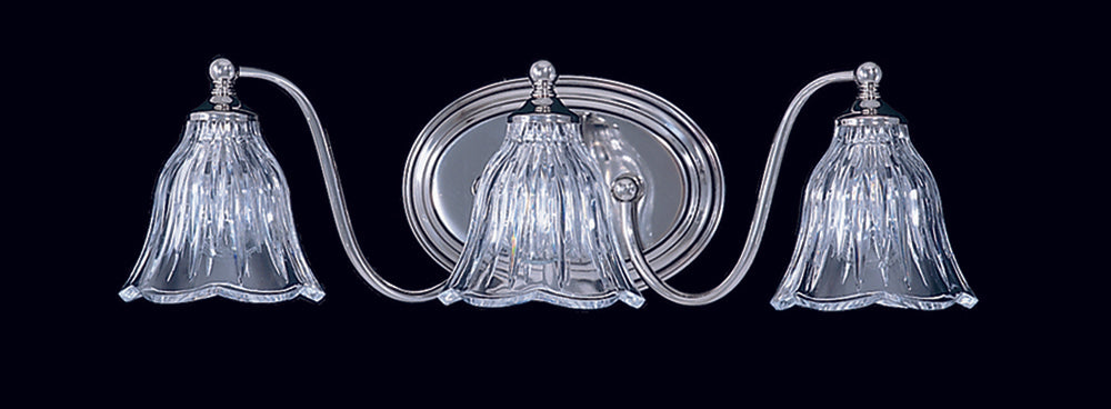 Framburg 3-Light Polished Nickel Geneva Sconce