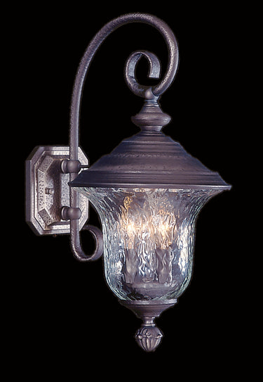 Framburg Carcassonne 3 - Light Iron Exterior Wall Mount 8320 IRON