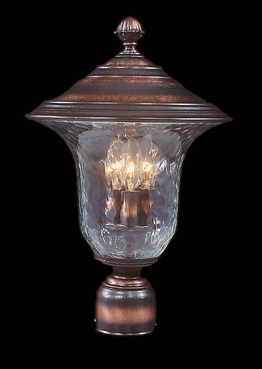Framburg Carcassonne 3 - Light Siena Bronze Exterior Post Mount 8327 SBR