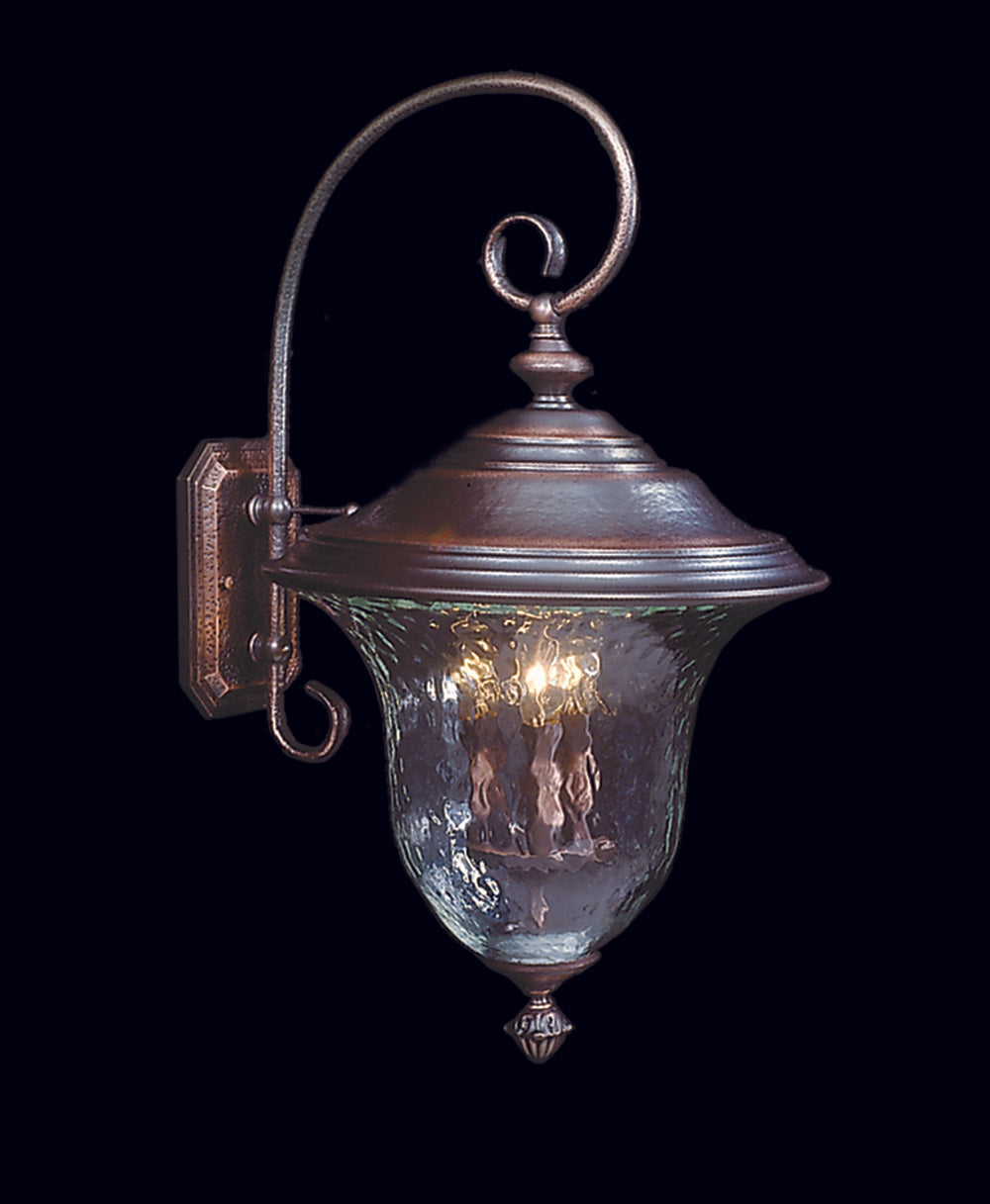 Framburg 3-Light Siena Bronze Carcassonne Exterior Wall Mount