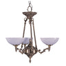 Framburg Napoleonic 3 - Light French Brass Dinette Chandelier 8403 FB