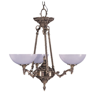 Framburg Napoleonic 3 - Light French Brass Dinette Chandelier 8403 FB