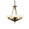 Framburg Napoleonic 6 - Light French Brass Dining Chandelier 8406 FB