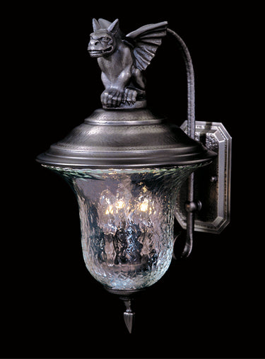 Framburg Carcassonne 3 - Light Iron Exterior Wall Mount 8505 IRON