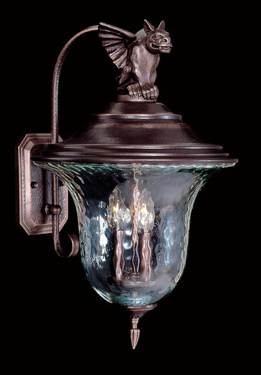Framburg Carcassonne 3 - Light Siena Bronze Exterior Wall Mount 8508 SBR