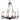Framburg Napoleonic 6 - Light French Brass Dining Chandelier 8706 FB