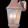 Framburg Normandy 3 - Light Raw Copper with Rain Glass Exterior Wall Mount 8740 RC/R