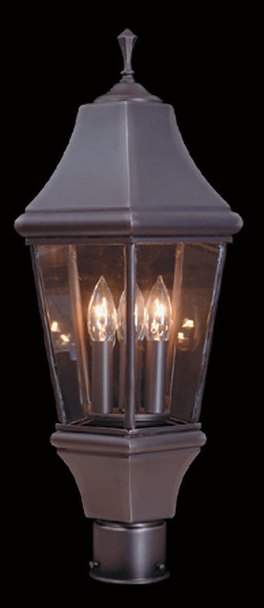 Framburg Normandy 3 - Light Iron Exterior Post Mount 8743 IRON