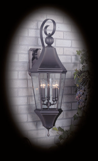 Framburg Normandy 5 - Light Iron Exterior Wall Mount 8744 IRON