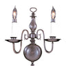 Framburg Jamestown 2 - Light Mahogany Bronze Wall Sconce 9122 MB