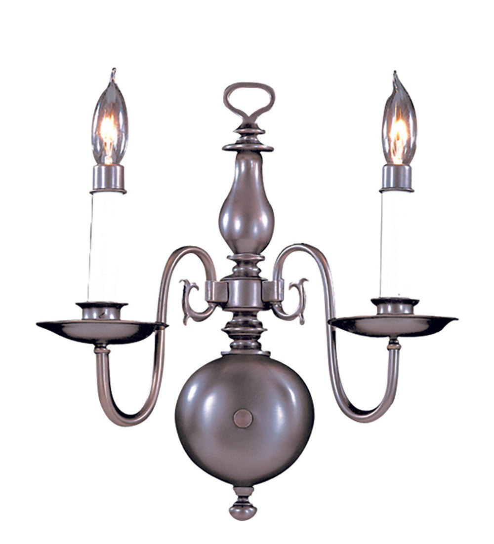 Framburg 2-Light Mahogany Bronze Jamestown Sconce