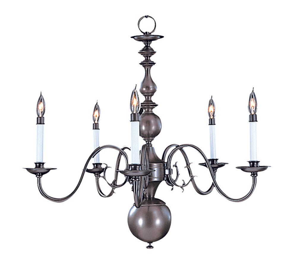 Framburg 5-Light Mahogany Bronze Jamestown Dining Chandelier