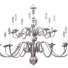 Framburg Jamestown 20 - Light Satin Pewter Foyer Chandelier 9138 SP
