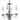 Framburg Jamestown 4 - Light Mahogany Bronze Mini Chandelier 9143 MB