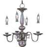 Framburg Jamestown 4 - Light Mahogany Bronze Mini Chandelier 9143 MB