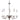 Framburg Jamestown 5 - Light Mahogany Bronze Dining Chandelier 9225 MB