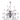 Framburg Jamestown 15 - Light Mahogany Bronze Foyer Chandelier 9235 MB