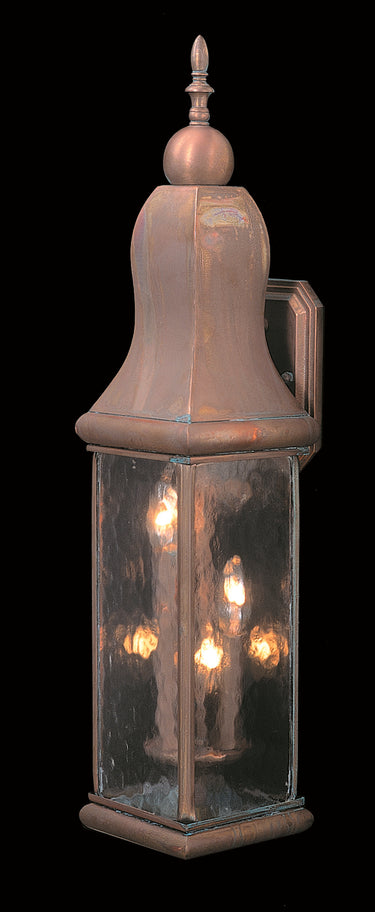 Framburg Marquis 3 - Light Raw Copper Exterior Wall Mount 9265 RC