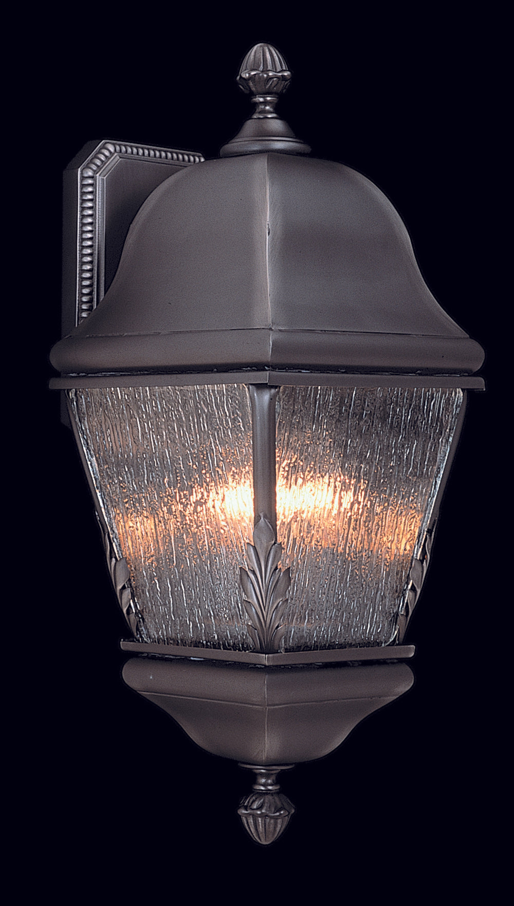Framburg 3-Light Iron Coeur De Lion Exterior Wall Mount