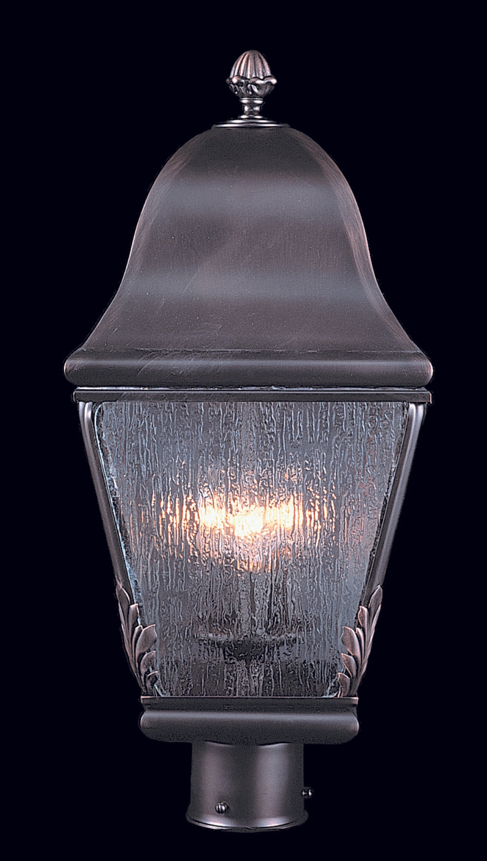 Framburg 3-Light Siena Bronze Coeur De Lion Exterior Post Mount