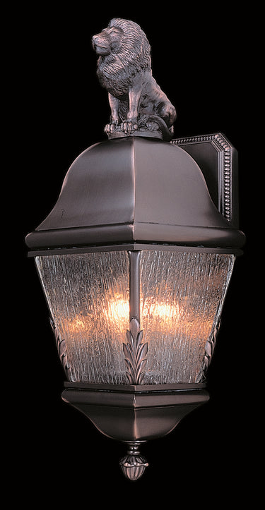 Framburg Coeur De Lion 3 - Light Siena Bronze Exterior Wall Mount 9605 SBR