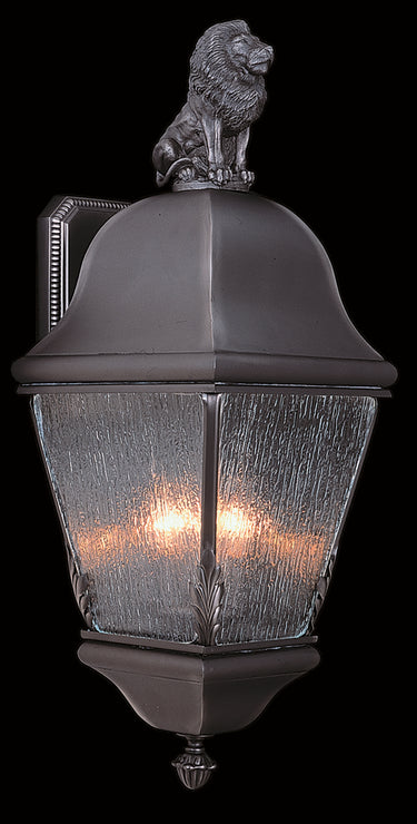 Framburg Coeur De Lion 3 - Light Iron Exterior Wall Mount 9610 IRON