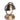 Abbey Cordless Lamp with antique brass finish