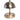 Abbey Cordless Lamp in Dark Antique Brass on a table