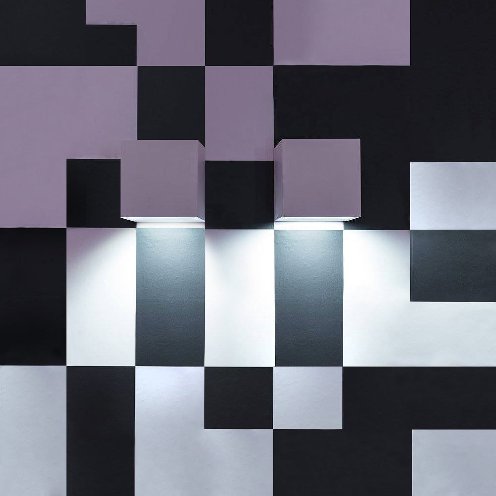 Contemporary Wall Light Fixture - Aede Cube by Artemide
