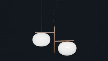Oluce Alba 468 suspension lamp for contemporary office interiors