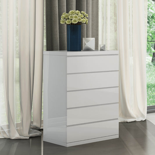 Anna Chest Of Drawers White by Whiteline