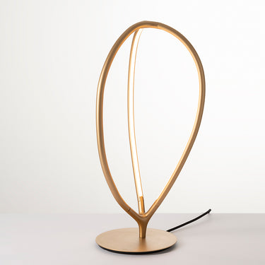 Arrival Table Lamp - Modern Sculptural Design in Brass
