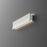 Slim 12 inch ADA compliant LED wall and ceiling light in modern white finish for bedrooms, hallways, and offices