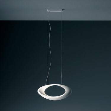 Artemide Cabildo LED Pendant Light - Modern White Aluminum Suspension Lamp
