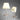 Artemide Mini Melampo silk shade table lamp for living room side table